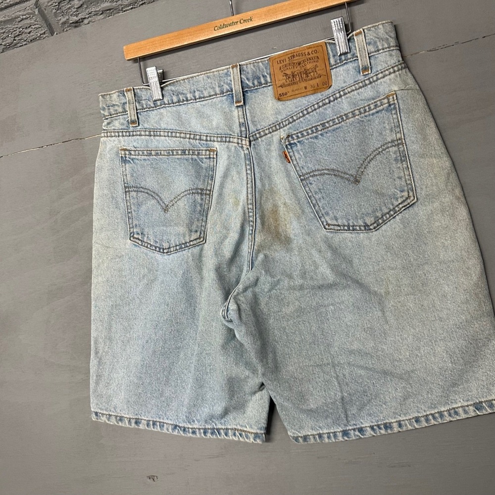 Levi's Light Blue Relaxed Denim Shorts